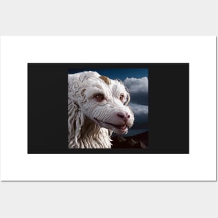 Falkor The Luck Dragon From The Neverending Story, AI Generated Art Posters and Art